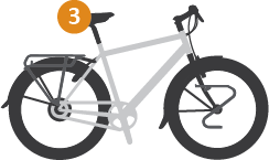 Santos fiets onderdelen