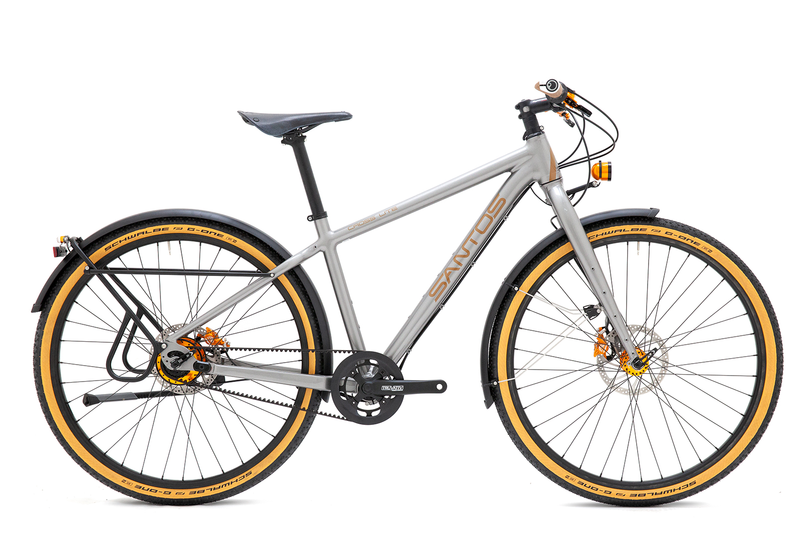 Santos Cross Lite flatbar with LiteRack
